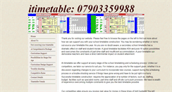 Desktop Screenshot of itimetable.org