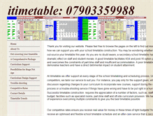Tablet Screenshot of itimetable.org